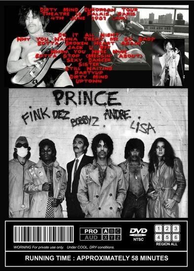 PRINCE/ PARIS 81 FDA MASTER DIRTY MIND