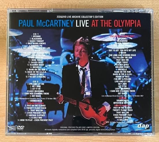PAUL McCARTNEY / LIVE AT THE OLYMPIA