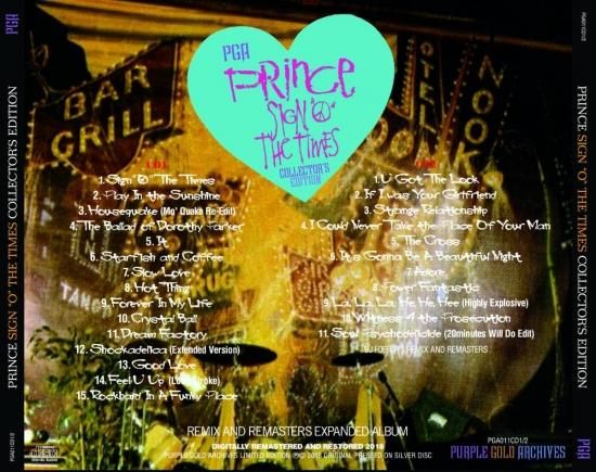 PRINCE / SIGN 'O' THE TIMES : COLLECTOR'S EDITION - REMIX PRINCE / SIGN 'O' THE TIMES : COLLECTOR'S EDITION - REMIX