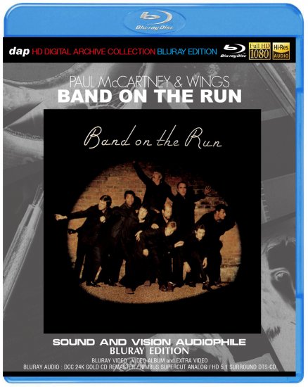 PAUL McCARTNEY & WINGS / BAND ON THE RUN - SOUND AND VISION AUDIOPHILE