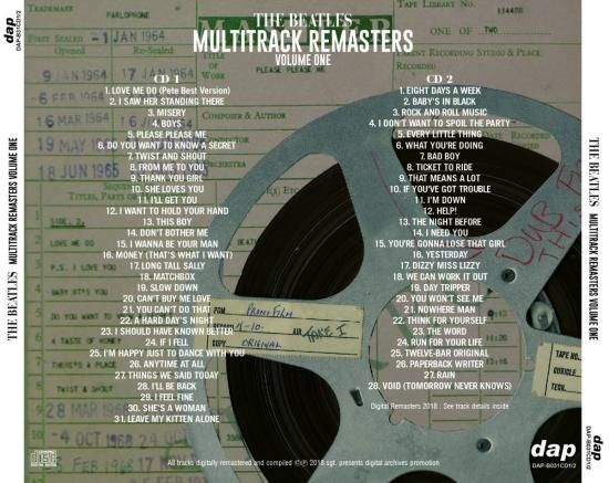 BEATLES / MULTITRACK REMASTERS VOL.1&2 BEATLES / MULTITRACK REMASTERS VOL.1&2