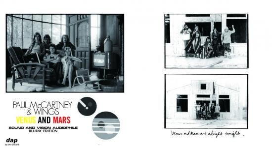 PAUL McCARTNEY & WINGS / VENUS AND MARS - SOUND AND VISION