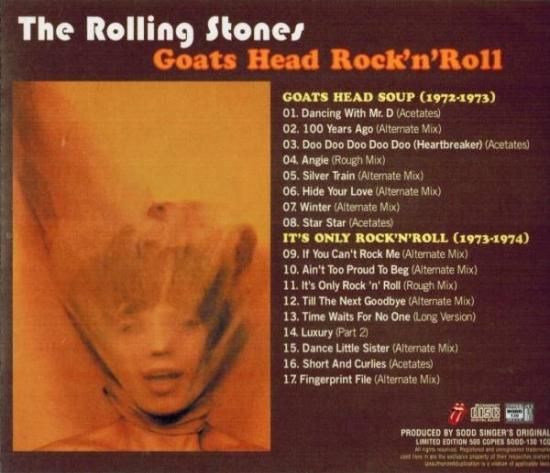 ROLLING STONES / GOATS HEAD ROCK'N'ROLL