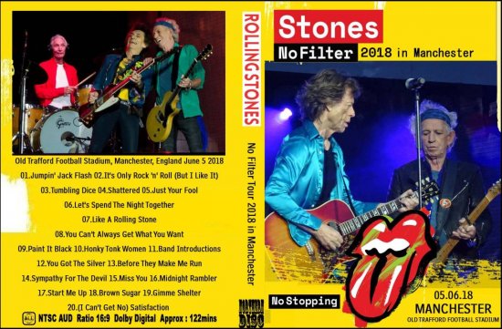 ROLLING STONES / No Filter Tour 2018 in Manchester