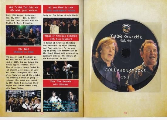 ポップス+ロック(洋楽) Paul Mccartney HMC065TMOQ Gazette Vol 53 PAUL McCARTNEY / OUT THERE OSAKA 2nd (3CD+1DVD) PICADELLY