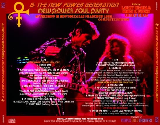 邦楽 Prince & The New Power Generation PRINCE & THE NEW POWER GENERATION / NEW POWER SOUL PARTY