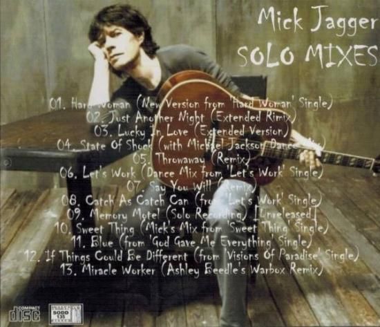 【希少品レア盤CD】ローリングストーンズ　ミックジャガーソロ　500 Mick Jagger（ミック・ジャガー）、ソロ・アルバム4作品が初紙