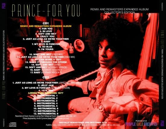 楽ギフ_のし宛書】 Prince – 84年日本再発盤 You For 洋楽 