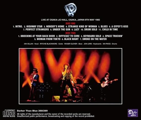 DEEP PURPLE / OSAKA 1985 2ND NIGHT DEEP PURPLE / OSAKA 1985 2ND NIGHT
