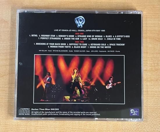 DEEP PURPLE / OSAKA 1985 2ND NIGHT DEEP PURPLE / OSAKA 1985 2ND NIGHT