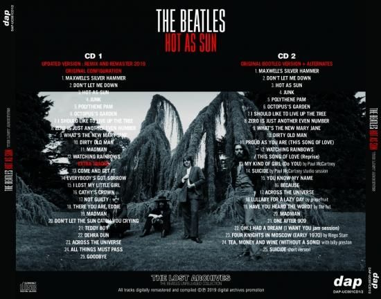 BEATLES / HOT AS SUN BEATLES / HOT AS SUN