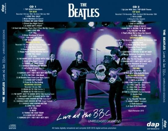 BEATLES / LIVE AT THE BBC : UNRELEASED SESSIONS