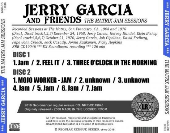 JERRY GARCIA & FRIENDS / THE MATRIX JAM SESSIONS - 洋楽 JERRY GARCIA & FRIENDS / THE MATRIX JAM SESSIONS - 洋楽