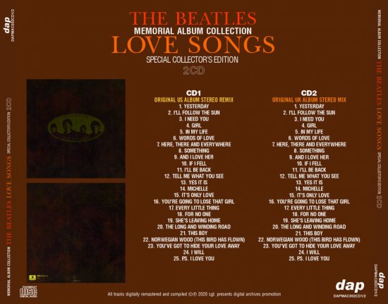 BEATLES/ LOVE SONGS : SPECIAL COLLECTOR'S EDITION