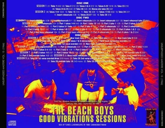THE BEACH BOYS / GOOD VIBRATIONS SESSIONS : UNSURPASSED MASTERS