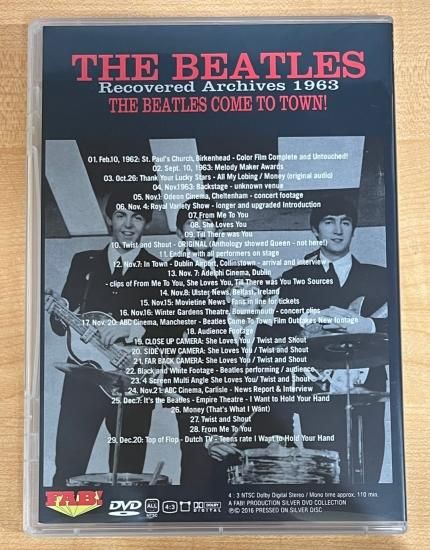 THE BEATLES / COME TO TOWN ! : RECOVERED ARCHIVES 1963 (1DVD