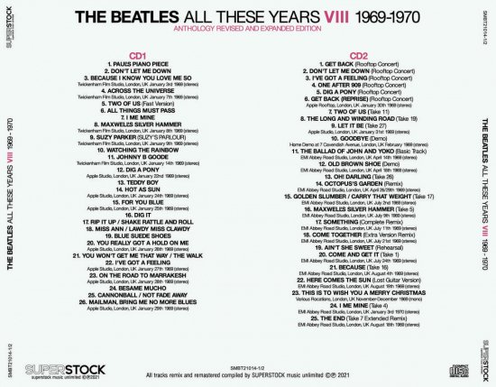 THE BEATLES/ALL THESE YEARS VIII -1969/70(2CD)