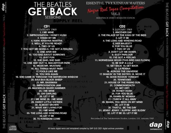 THE BEATLES GET BACK SESSIONS ESSENTIAL TWICKENHAM MASTERS