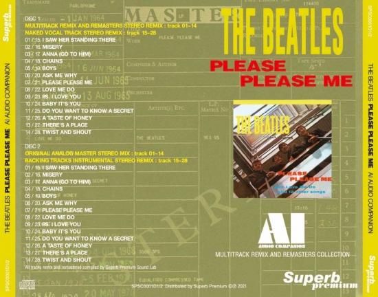 THE BEATLES / PLEASE PLEASE ME : AI - AUDIO COMPANION (2CD THE BEATLES / PLEASE PLEASE ME : AI - AUDIO COMPANION (2CD