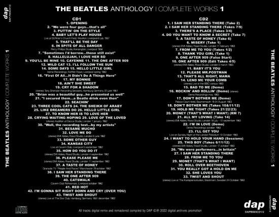 THE BEATLES / ANTHOLOGY COMPLETE WORKS 1＋2