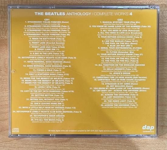 THE BEATLES / ANTHOLOGY : COMPLETE WORKS 4 (2CD) THE BEATLES / ANTHOLOGY : COMPLETE WORKS 4 (2CD)
