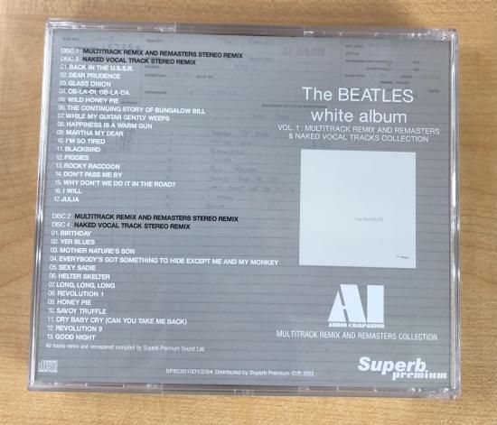 THE BEATLES / THE BEATLES (WHITE ALBUM) : AI - AUDIO THE BEATLES / THE BEATLES (WHITE ALBUM) : AI - AUDIO