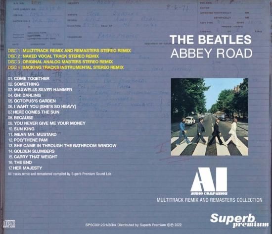 THE BEATLES / ABBEY ROAD : AI - AUDIO COMPANION (4CD) THE BEATLES / ABBEY ROAD : AI - AUDIO COMPANION (4CD)