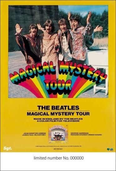 THE BEATLES AT SHEA STADIUM MAGICAL MYSTERY TOUR Movie Flyer
