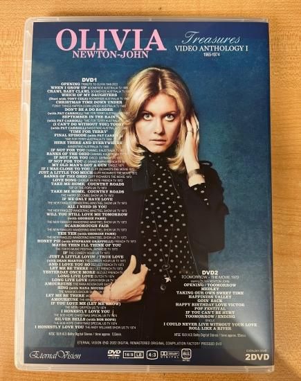 OLIVIA NEWTON-JOHN / TREASURES : VIDEO ANTHOLOGY VOL.1 (2DVD) OLIVIA NEWTON-JOHN / TREASURES : VIDEO ANTHOLOGY VOL.1 (2DVD)