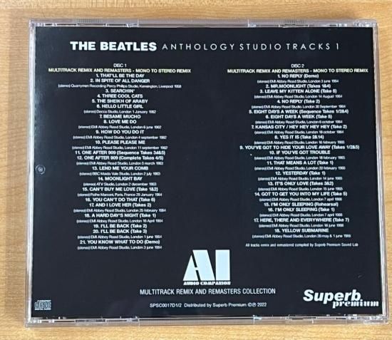 THE BEATLES / ANTHOLOGY STUDIO TRACKS 1 : AI - AUDIO THE BEATLES / ANTHOLOGY STUDIO TRACKS 1 : AI - AUDIO