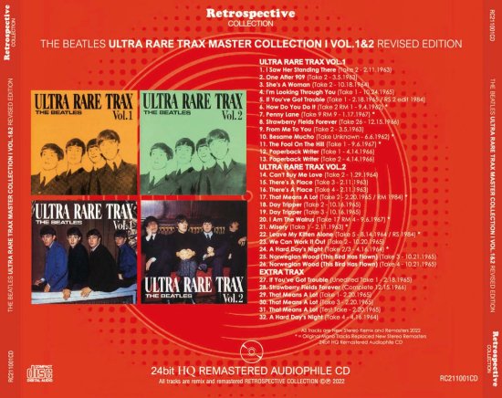 THE BEATLES / ULTRA RARE TRAX - MASTER COLLECTION I : VOL.1&2 