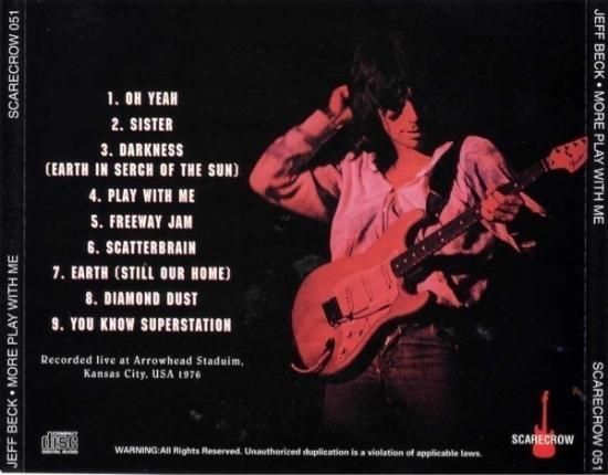 JEFF BECK / MORE PLAY WITH ME (1CD)