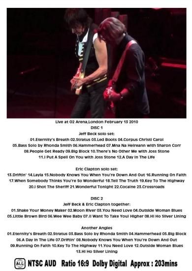 Eric Clapton & Jeff Beck / Together & Apart at O2 Arena First