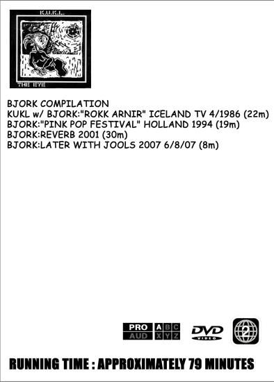 BJORK / K.U.K.L. & AFTER 1986-2007 (1DVD-R)