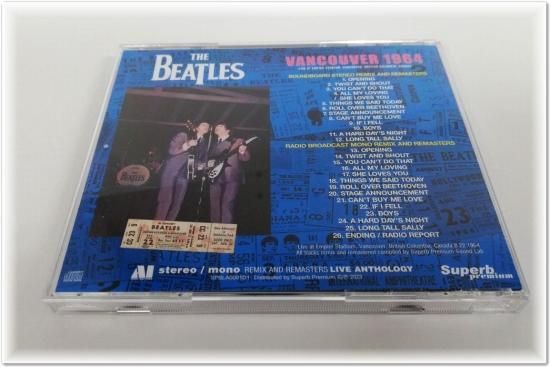 THE BEATLES / LIVE ANTHOLOGY - VANCOUVER 1964 (1CD)
