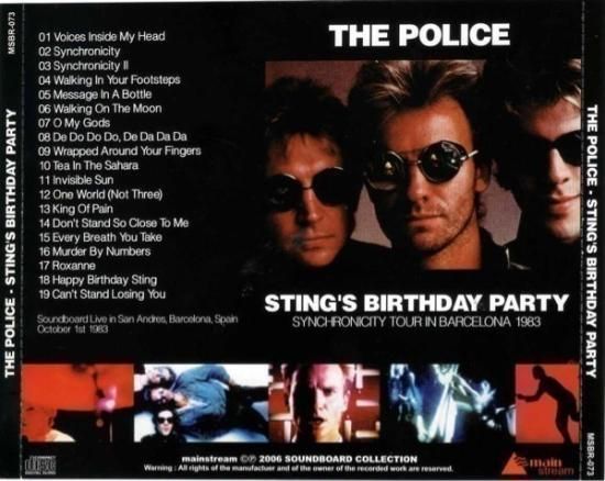 THE POLICE / STING'S BIRTHDAY PARTY - STRANGELOVE RECORDS