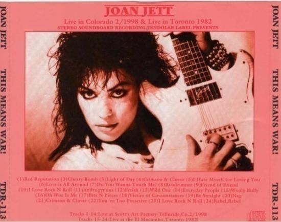 Joan Jett and the Blackhearts○glorious results