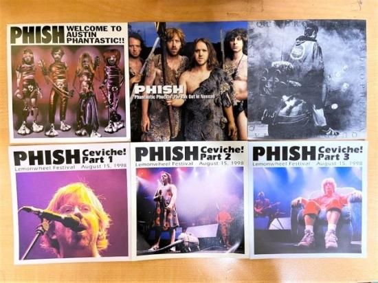 PHISH LIVE ALBUMS 【6タイトル ケースなし特価セット】 プレス盤計10