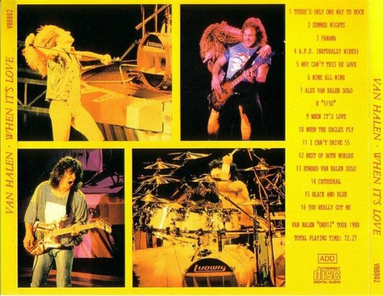 Van Halen / When It's love - STRANGELOVE RECORDS