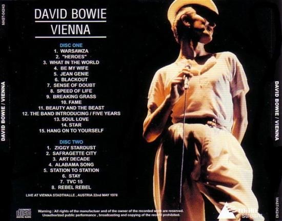 DAVID BOWIE / VIENNA (2CD) - STRANGELOVE RECORDS