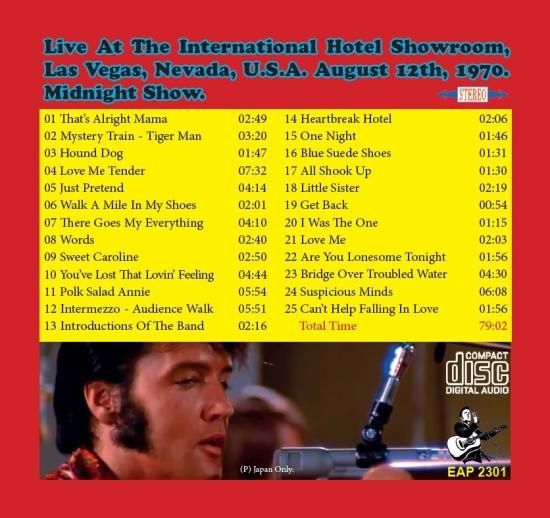 ELVIS PRESLEY / THE KING OF ROCK & ROLL ROCKIN' AT MIDNIGHT ELVIS PRESLEY / THE KING OF ROCK & ROLL ROCKIN' AT MIDNIGHT