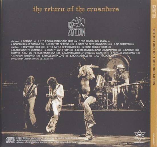 LED ZEPPELIN / THE RETURN OF THE CRUSADERS (PAPER 3CD