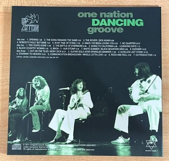 LED ZEPPELIN / ONE NATION DANCING GROOVE (PAPER 3CD