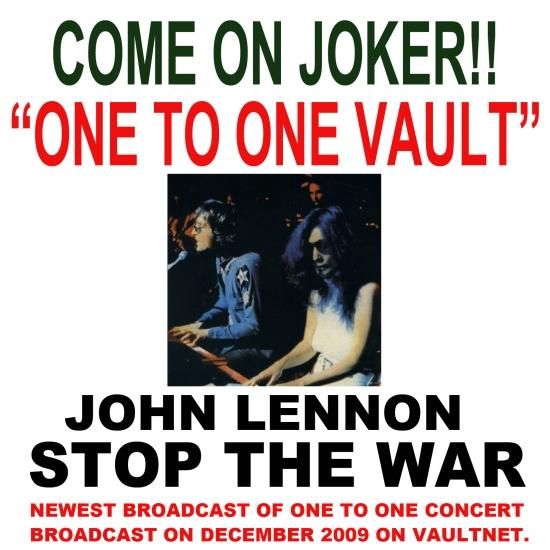 JOHN LENNON / ONE TO ONE CONCERT VAULT (1CDR) - STRANGELOVE
