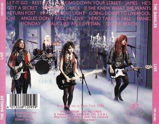 BANGLES / LIVE (1CDR) - STRANGELOVE RECORDS BANGLES / LIVE (1CDR) - STRANGELOVE RECORDS