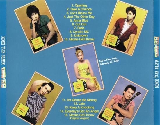 BLUE ANGEL / MAYBE HE'LL KNOW (1CDR) - STRANGELOVE RECORDS