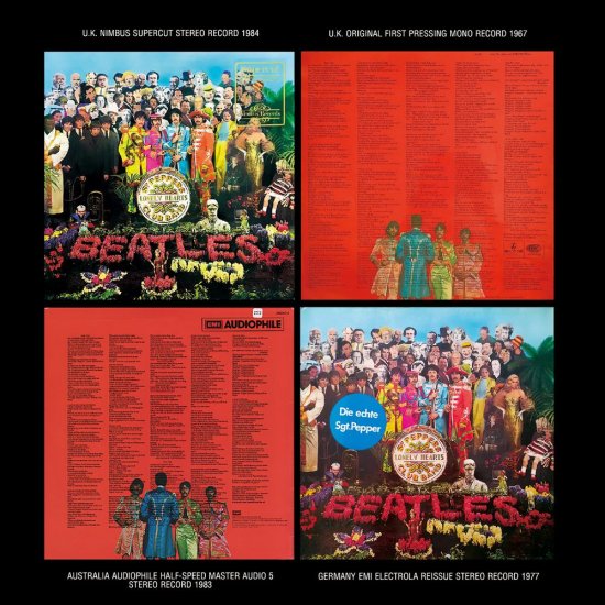 THE BEATLES / SGT.PEPPER'S LONELY HEARTS CLUB BAND - THE ULTIMATE ANALOG  RECORD MASTERS (2CD プレス盤)