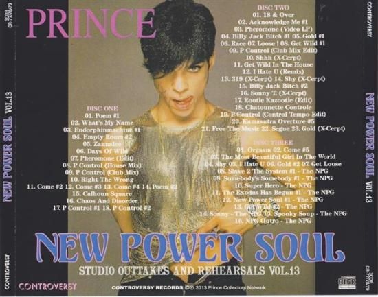 PRINCE / NEW POWER SOUL VOL.13 (3CDR) - STRANGELOVE RECORDS