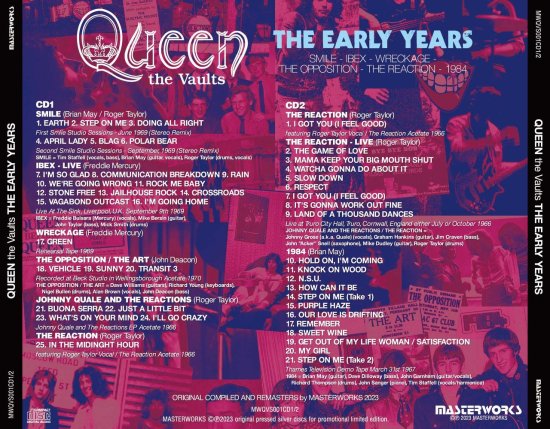 QUEEN / THE VAULTS : THE EARLY YEARS (2CD)