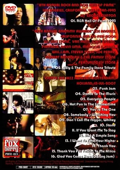 SLY AND THE FAMILY STONE / SLY IS BACK! 1DVDR